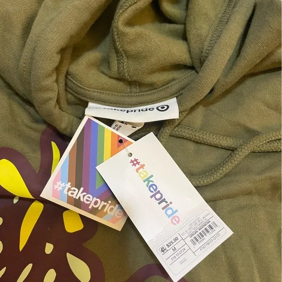 NEW- Large Take Pride
Graphic PEACE PROJECT
Olive Green long sleeve Top - Picture 10 of 12